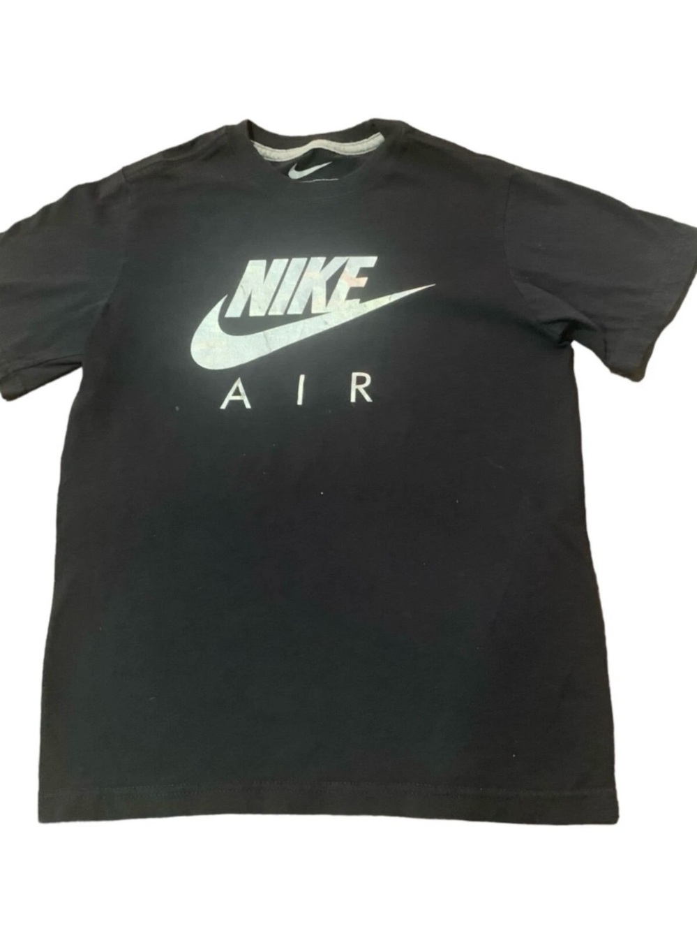Nike Sz S Boys Graphic Tee Shirt Black